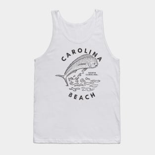 Carolina Beach, NC Summertime Vacationing Mahi Mahi Big Head Fish Tank Top